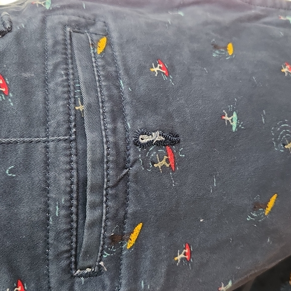 Men's Navy blue shorts - Picture 3 of 7